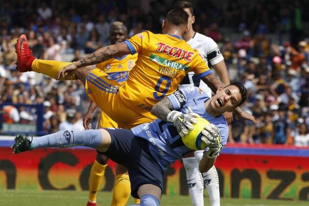 February 4, 2018 - EUM20180127DEP08.JPG .CIUDAD DE MEXICO SoccerFutbol-Pumas.- Aspectos del partido en el que los Pumas recibieron a Tigres este 4 de febrero de 2018 en el Estadio Olimpico de la UNAM, como parte de las acciones de la jornada 5 del torneo Clausura 2018 de la Liga MX. Foto: Agencia EL UNIVERSALAgustin SalinasMAVC Latin News: February 4, 2018  - ZUMAu78_ 20180204_zaf_u78_038 Copyright: xElxUniversalx