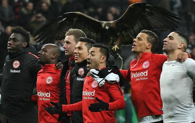 10 02 xpsx 2018 football 1 Bundesliga Eintracht Frankfurt 1 FC Cologne of emspor v l Frankfurt jubilation after victory Atilar Frankfurt