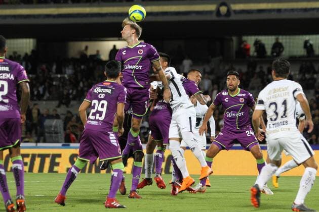 February 14, 2018 - EUM20180214DEP25.JPG.CIUDAD DE MEXICO.- Soccer Futbol-Pumas-Veracruz.- El Veracruz derrota 2-1 a los Pumas de la UNAM en el Estadio Olimpico Universitario, duelo de la jornada 7 del torneo Clausura 2018, la noche de este miercoles 14 de febrero de 2018. Foto: Agencia EL UNIVERSAL Agustin Salinas RCC. Latin News: February 14, 2018  - ZUMAu78_ 20180214_zaf_u78_102 Copyright: xAgustinxSalinasx