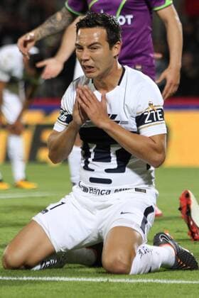February 14, 2018 - EUM20180214DEP28.JPG.CIUDAD DE MEXICO.- Soccer Futbol-Pumas-Veracruz.- El Veracruz derrota 2-1 a los Pumas de la UNAM en el Estadio Olimpico Universitario, duelo de la jornada 7 del torneo Clausura 2018, la noche de este miercoles 14 de febrero de 2018. En la imagen, el delantero Erick Torres Padilla. Foto: Agencia EL UNIVERSAL Agustin Salinas RCC. Latin News: February 14, 2018  - ZUMAu78_ 20180214_zaf_u78_104 Copyright: xAgustinxSalinasx