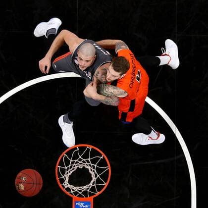 Maik Zakirjon FC Bayern München basketball Tim Oak of ratiopharm ulm ratiopharm ulm vs FC Bayern München basketball esayCredit basketball 17 semifinals TOP FOUR 02 2018 New Ulm Copyright: xLangerx xEibner-Pressefotox EP_HLR