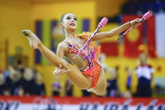 16th Gracia Cup in RG and AGG 17 02 2018 Uliana Krotova RUS 16th Gracia Cup in RG and AGG on 17 02 2018 at the Pestszentimrei Sportkastely in Budapest Hungary xufax