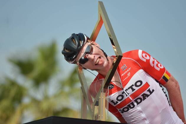 Themen der Woche - SPORT Bilder des Tages SPORT February 22, 2018 - Abu Dhabi, United Arab Emirates - Germany s Marcel Sieberg from Lotto Soudal Team, ahead of the start to the second stage, 154km Yas Island Stage, from Yas Mall to Yas Beach..On Thursday, February 22, 2018, in Yas Island, Abu Dhabi, United Arab Emirates. Cycling: Abu Dhabi Tour 2018 - Stage 2 - ZUMAn230 20180222_zaa_n230_064 Copyright: xArturxWidakx