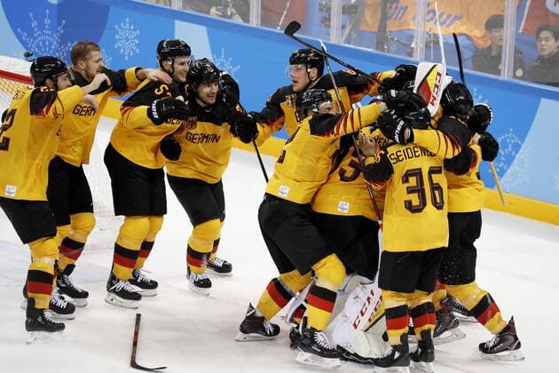 FROM THE BIRCHES Danny Goalkeeper Team Germany Final victory after victory for goalkeeper FROM THE BIRCHES Ice Hockey Semifinals Canada Germany 3 4 Olympic Winter Games 2018 Pyeongchang South Korea 2018 Olympic Winter Games Pyeongchang 23 February 2018