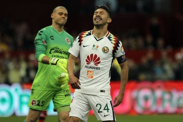 February 24, 2018 - EUM20180224DEP41.JPG.CIUDAD DE MEXICO SoccerFutbol-America.- Aspectos del partido entre las Ãguilas contra Xolos de Tijuana en el Estadio Azteca, como parte de la jornada 9 del torneo Clausura 2018 de la Liga Mx, 24 de febrero de 2018. Foto: Agencia EL UNIVERSALCarlos MejiaMAVC Latin News: February 24, 2018  - ZUMAu78_ 20180224_zaf_u78_104 Copyright: xElxUniversalx
