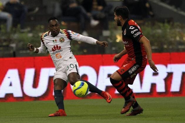 February 24, 2018 - EUM20180224DEP43.JPG.CIUDAD DE MEXICO SoccerFutbol-America.- Aspectos del partido entre las Ãguilas contra Xolos de Tijuana en el Estadio Azteca, como parte de la jornada 9 del torneo Clausura 2018 de la Liga Mx, 24 de febrero de 2018. Foto: Agencia EL UNIVERSALCarlos MejiaMAVC Latin News: February 24, 2018  - ZUMAu78_ 20180224_zaf_u78_106 Copyright: xElxUniversalx