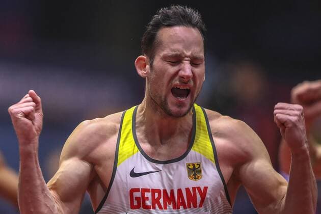 IAAF World Indoor Championships Birmingham 03 03 18 Kai Kazmirek GER IAAF World Indoor Championships on 03 03 18 at the Birmingham Birmingham Great Britain Kai Kazmirek GER IAAF World Indoor Championships on 03 03 18 at the Birmingham Arena in Birmingham Great Britain xakx