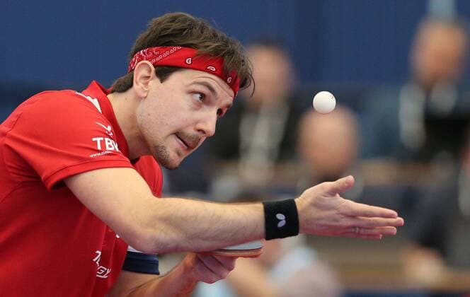 Timo Boll Borussia Duesseldorf at the mention of the serve 86 National German Championships Table Tennis 03 03 2018 Berlin Copyright: xWuestx Eibner-Pressefotox EP_fwt