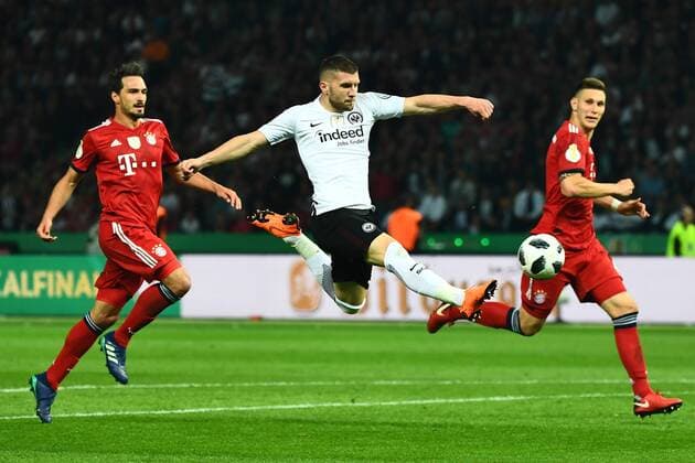 19 05 2018 xjhx DFB Cup final Men Eintracht Frankfurt Bayern Munich emspor v l Goal scored Goal scored for 1 2 by Ante Rebic SGE Eintracht Frankfurt Berlin