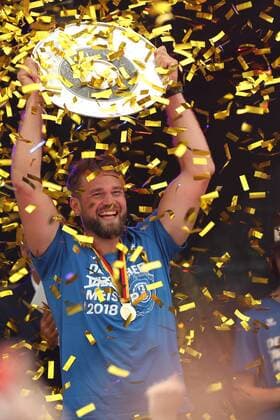 SG Flensburg Handewitt Fresh on Goeppingen Handball Flensburg 03 06 18 Flensburg 03 06 18 Handball Bundesliga Season 2017 2018 SG Flensburg Handewitt Fresh on Goeppingen Farewell and celebration xmmkx