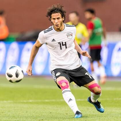 Ramadan Sobhi of Egypt during the friendly match between Belgium and Egypt at the Koning Boudewijn stadium on June 6, 2018 in Brussels, Belgium Friendly 2017 2018 xVIxVIxImagesx xGerritxvanxKeulenxIVx 11146541