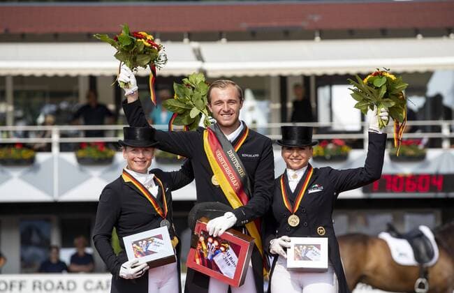 Balve Optimum German Championship Dressage and Jumping 2018 WERTH Isabell GER ROTHENBERGER SoÌnke GER SCHNEIDER Dorothee GER Balve Optimum German Championship Dressage and Jumping 2018 Master Class German Championship Grand Prix Special 09 June 2018 ©