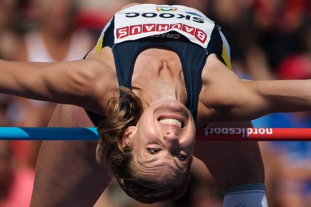 180610 Sofie Skoog of Sweden competes in the womens high jump during Bauhaus galan on June 10 2018 in Stockholm Photo Joel Marklund BILDBYR N Code JM 87700  Copyright: JOELxMARKLUND BB180610JM143