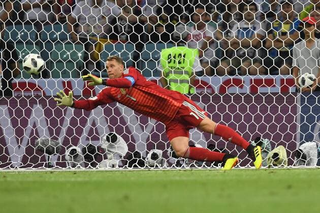 Sochi Soccer Men FIFA World Cup 2018 FIFA world cup 2018 23 06 2018 Fishtstadion Sochi Group F Preliminary round Germany vs Sweden Manuel Neuer Germany Action Single shot