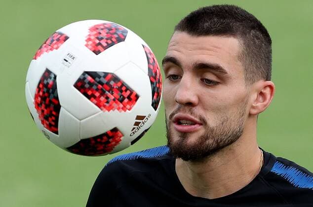 Croatian national football team training 14.07.2018., Moscow, Russia - World Cup 2018 Training of Croatian national football team on the Luznjiki stadium at the finals of the World Cup day before match against France. Mateo Kovacic. IgorxKralj PIXSELL