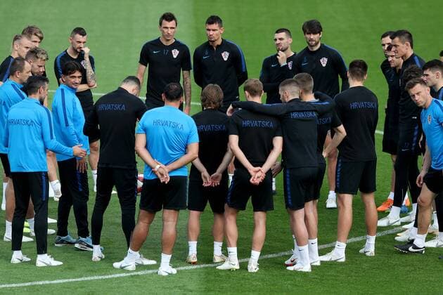 Croatian national football team training 14.07.2018., Moscow, Russia - World Cup 2018 Training of Croatian national football team on the Luznjiki stadium at the finals of the World Cup day before match against France. IgorxKralj PIXSELL