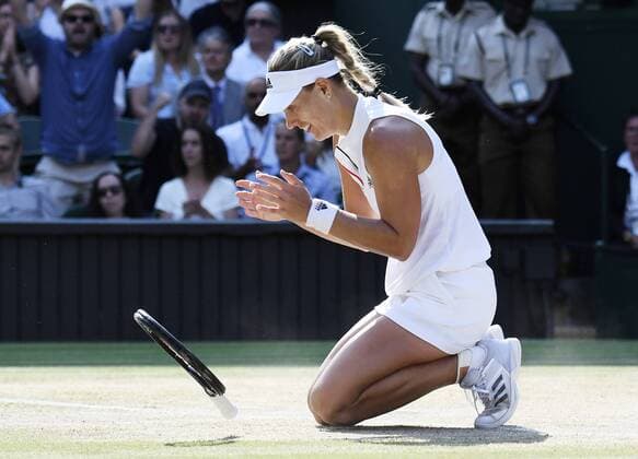 KERBER Angelique GER Winner against WILLIAMS Serena in Womens Final All England Wimbledon Championships 2018 14 July 2018 at Wimbledon