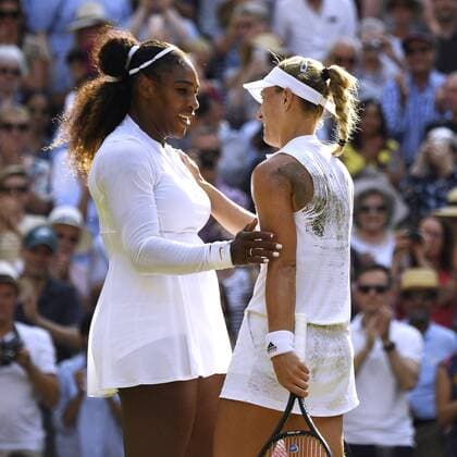 KERBER Angelique GER Winner against WILLIAMS Serena in Womens Final All England Wimbledon Championships 2018 14 July 2018 at Wimbledon