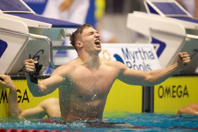 Swimming Berlin 19 07 2018 German Championships DM Final Finals 200 m Butterfly Butterfly men Ramon Klenz New German record