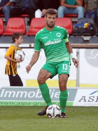 VfB Stuttgart SpVgg Greuther Fürth Germany Großaspach 07 09 2018 Football Season 2018 2019 3 Leagues Cup VfB Stuttgart SpVgg Greuther Fuerth Marco Caligiuri Captain Greuther Fuerth