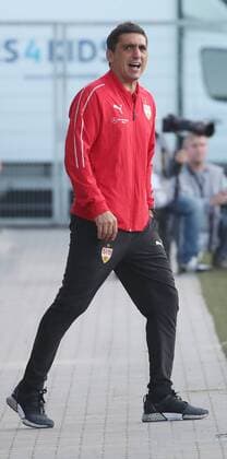 VfB Stuttgart SpVgg Greuther Fürth Germany Großaspach 07 09 2018 Football Season 2018 2019 3 league cup VfB Stuttgart SpVgg Greuther Fürth Tayfun Korkut Coach VFB Stuttgart