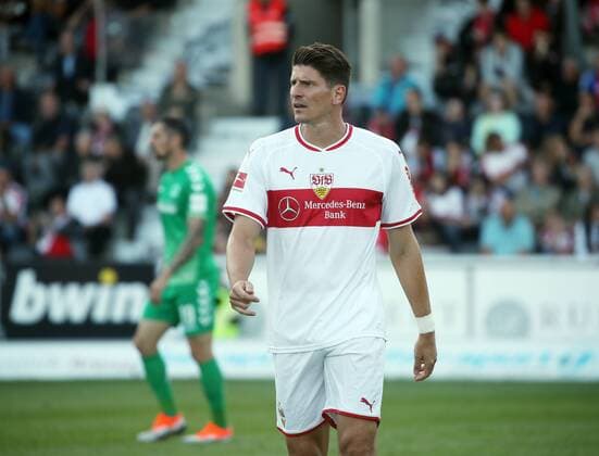 VfB Stuttgart SpVgg Greuther Fürth Germany Großaspach 07 09 2018 Football Season 2018 2019 3 Leagues Cup VfB Stuttgart SpVgg Greuther Fuerth Mario Gomez VFB Stuttgart