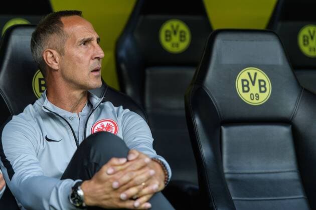 Coach Adi Huetter Eintracht Frankfurt at the Bundesliga match between Borussia Dortmund and Eintracht Frankfurt on 14 09 2018 DFL regulations Borussia Dortmund vs SG Eintracht Frankfurt Soccer Bundesliga 14 09 2018 Dortmund Copyright: xSchuelerx xEibnerx-xPressefotox EP_EER