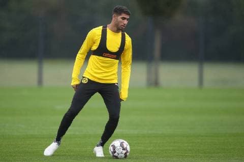 Football 1 Bundesliga Season 2018 2019 Training of Borussia Dortmund on 23 09 2018 in Dortmund North Rhine-Westphalia Achraf Hakimi Borussia Dortmund Copyright: xKirchnerx