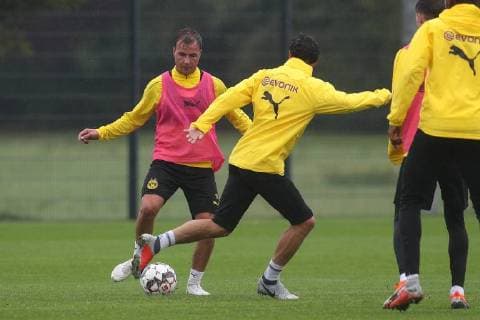 Football 1 Bundesliga Season 2018 2019 Training of Borussia Dortmund on 23 09 2018 in Dortmund North Rhine Westphalia Mario Götze Borussia Dortmund Copyright: xKirchnerx
