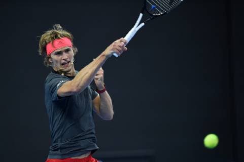 (181002) -- BEIJING, Oct. 2, 2018 -- Alexander Zverev of Germany hits a return during the men s singles first round match against Roberto Bautista Agut of Spain at China Open tennis tournament in Beijing, China, Oct. 2, 2018. Alexander Zverev won 2-0. ) (SP)CHINA-BEIJING-TENNIS-CHINA OPEN-MEN S SINGLES (CN) JuxHuanzong
