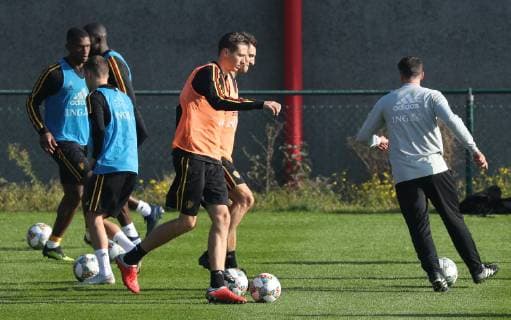 Belgium s Hans Vanaken pictured during a training session of Belgian national team Nationalteam the Red Devils in Tubize, Wednesday 10 October 2018. Belgium plays on Friday their second game in the Nations League against Switzerland. VIRGINIExLEFOUR  x05444399x