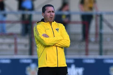 Soccer Regional League Season 13 Matchday SC Verl Alemannia Aachen on 12 10 2018 at Sportclub Arena in Verl Fuat Kilic Head Coach Aachen xRx