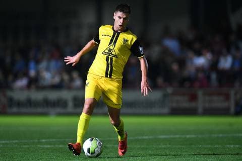 Soccer Regional League Season 13 Matchday SC Verl Alemannia Aachen on 12 10 2018 at Sportclub Arena in Verl Steven Rakk Aachen xRx