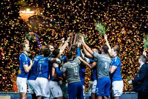 Hannover Germany 28 10 2018 Volleyball Supercup 2018 SSC Palmberg Schwerin Dresdner SC