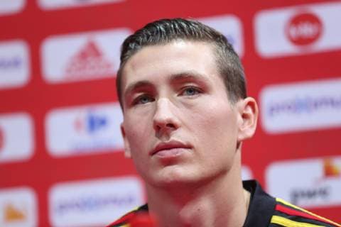 Belgium s Hans Vanaken pictured during a press conference PK Pressekonferenz of Belgian national team Nationalteam the Red Devils, in Tubize, Monday 12 November 2018. Belgium is preparing for two Nation League matches, against Iceland and Switzerland. BRUNOxFAHY  x05468447x
