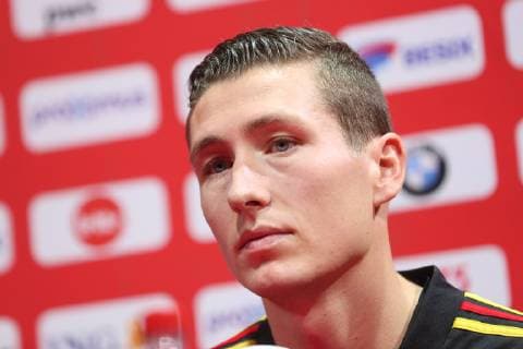 Belgium s Hans Vanaken pictured during a press conference PK Pressekonferenz of Belgian national team Nationalteam the Red Devils, in Tubize, Monday 12 November 2018. Belgium is preparing for two Nation League matches, against Iceland and Switzerland. BRUNOxFAHY  x05468448x