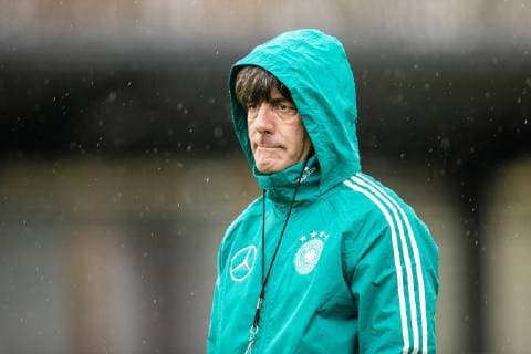 Coach Joachim Loew during the training of the national team Germany in preparation for the match between Germany and Russia at the Red Bull Training Centre on 13 November 2018 in Leipzig Saxony Germany Photo Hartmut Boesener Eibner FB TR National Team Germany Leipzig Copyright: xEIBNER HartmutxBoesenerx EP_HBR