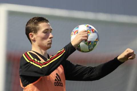 Belgium s Hans Vanaken pictured during a training session of Belgian national team Nationalteam the Red Devils, in Tubize, Tuesday 13 November 2018. Belgium is preparing for two Nation League matches, against Iceland and Switzerland. BRUNOxFAHY  x05469239x