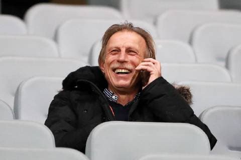 Sport Bayer Leverkusen vs VFB Stuttgart 12 Matchday 23 11 2018 20 30 Uhr Spectator Christoph Daum DFL REGULATIONS PROHIBIT ANY USE OF PHOTOGRAPHS AS IMAGE SEQUENCES AND OR QUASI VIDEO 23 11 2018
