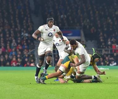 November 25, 2018 - London, England, United Kingdom - Courtney Lawes seen in action during the England v Australia Quilter Internationals at the Twickenham in London. England Vs Australia in London, UK - 25 Nov 2018 - ZUMAs197 87038590st Copyright: xGrahamxGlendinningx