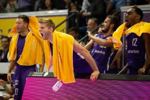 28 10 2018 Basketball Bundesliga easyCredit BBL Season 2018 19 5 Matchday BG Göttingen HAKRO Merlins Crailsheim Göttingens Mathis Mönninghoff gesticulated Photo Swen Doorman BG Göttingen HAKRO Merlins Crailsheim SPF3948
