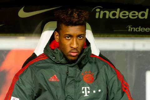 Frankfurt Germany 22 12 2018 1 Bundesliga 17 Matchday Eintracht Frankfurt vs. FC Bayern Muenchen Kingsley Coman FCB watching DeFodi053