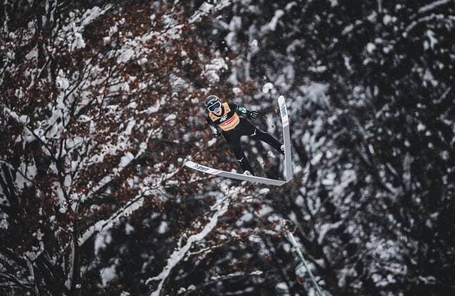 06 01 2019 Paul Ausserleitner Schanze Bischofshofen AUT FIS World Cup Ski Jump Four Hills Tournament Bischofshofen Final in picture Ryoyu Kobayashi JPN Ryoyu Kobayashi of Japan during the final for the Four Hills Tournament of FIS Ski Jumping World Cup at the Paul Ausserleitner Schanze in Bischofshofen Austria on 2019 01 06 Bischofshofen  EX_FEI