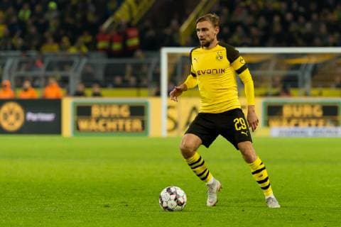 Dortmund Germany 26 01 2019 1 Bundesiga 19 Matchday BV Borussia Dortmund Hannover 96 Marcel Schmelzer BVB in action controls the ball DeFodi001