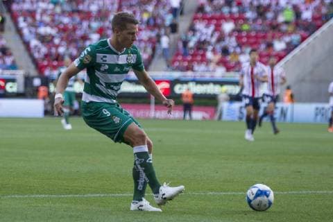 February 15, 2019 - EUM20190215DEP03.JPG.CIUDAD DE MEXICO, Soccer Futbol-Cruz Azul.- Al ocupar el noveno lugar de la tabla general luego del 1-1 ante Xolos, el equipo de Santos visita este sabado 16 de febrero a la escuadra de Cruz Azul, con el proposito de ocupar un mejor lugar. El encuentro, correspondiente a la jornada 7 del Clausura 2019, sera en el Estadio Azteca a las 17:00 horas. En imagen Julio Cesar Furch. Foto: Archivo Agencia EL UNIVERSAL MAR. Latin News: February 15, 2019  - ZUMAu78_ 20190215_zaf_u78_018 Copyright: xCarlosxZepedax