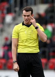 GER Regionalliga Nordost FC Rot Weiss Erfurt vs VfB Germania Halberstadt 10 02 2019 Erfurt Steigerwaldstadion Arena Erfurt GER Regionalliga Nordost Saison 2018 2019 20 Matchday FC Rot Weiss Erfurt vs VfB Germania Halberstadt in picture Referee Richard Hempel
