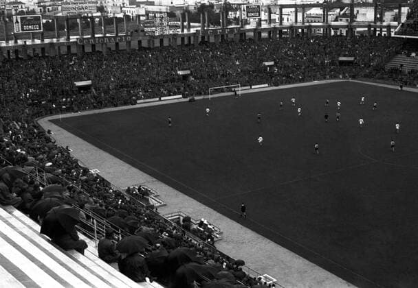 SPAIN FOOTBALL SEVILLE PHOTO WITHOUT DATE TO 1959 Sevilla FC plays a match in its recently inaugurated Ramón Sánchez Pizjuán Stadium EFE ACHTUNG NUR REDAKTIONELLE NUTZUNG  Copyright: xx Sanchez Pizjuan_08
