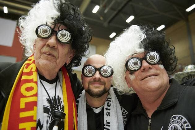 Odense EHF Cup mens handball GOG THW Kiel Arena Funen in Odense on March 3, 2019 fight ends 22 26 Kiel fans Photo Robert Wengler Odense Denmark,  Copyright: ©RobertxWengler RobertxWenglerx COP107 spdk20190303-173048-L