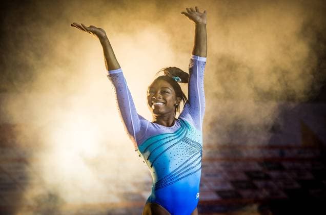 EnBW DTB Cup 2019 Simone Biles USA at EnBW DTB Cup 2019 Stuttgart 17 03 19 Gymnastics EnBW DTB Cup 2019 Porsche Arena Baden Wuerttemberg Germany Stuttgart