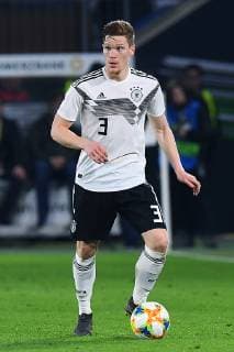 Football international Germany Serbia on 20 03 2019 at the Volkswagen Arena in Wolfsburg Marcel Halstenberg Germany DFB regulations prohibit any use of photographs as image sequences and or quasi video xRx